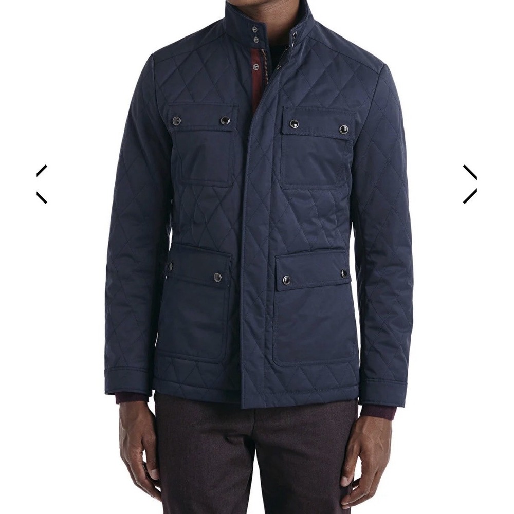 Ted Baker London Navy Quilted Jacket Men's Size 5